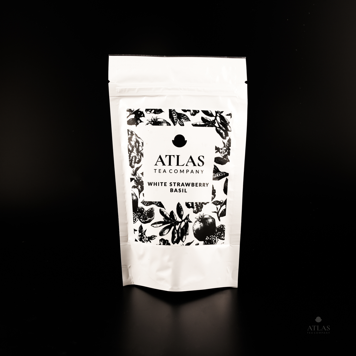 White Strawberry Basil: 15-Count Pyramid Sachets
